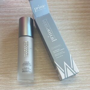 Primeskin color changing foundation fair/medium new